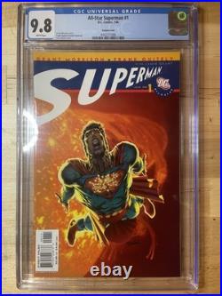 All-star Superman 1 Neal Adams 110 Variant Cgc 9.8 DC Comics 2006