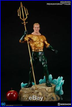 Aquaman Exclusive Premium Format Statue Sideshow Brand New Jla Superman Batman