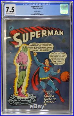 Australian SUPERMAN 102 DC Comics 1950's w ACTION COMICS 242 1st App BRAINIAC