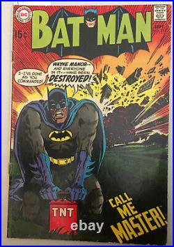 BATMAN Comic Book #215 Call Me Master 15¢ DC Superman National Comics