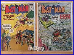 Bat Man, Superman, Flash, Lot of (13) DC comic books