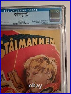 Batman #72 Alternate Cover Comic Cgc Scarce 1953 Stalmannen Swedish Variant #7