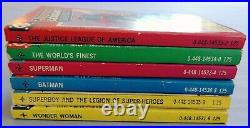 Batman, Superman, Wonder Woman, Superboy, Six Tempo Books, Paperbacks Pb 1977-78