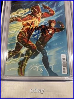 Batman/Superman World's Finest #16 CGC 9.8 Ezra Miller Signed WP (2023)