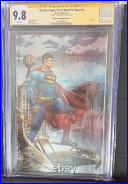 Batman/Superman Worlds Finest #1- CGC SS 9.8 SET! Signed Mico Suayan