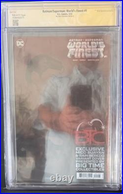 Batman/Superman Worlds Finest #1- CGC SS 9.8 SET! Signed Mico Suayan