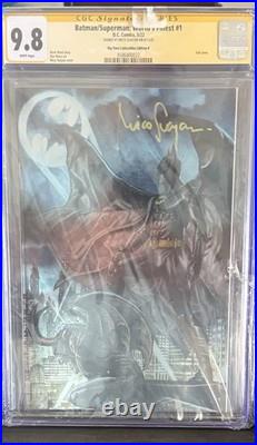 Batman/Superman Worlds Finest #1- CGC SS 9.8 SET! Signed Mico Suayan