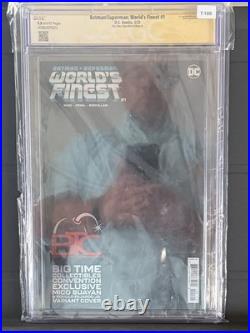 Batman/Superman Worlds Finest #1- CGC SS 9.8 SET! Signed Mico Suayan