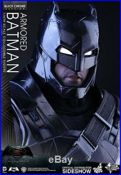 Black Chrome Batman vs Superman Dawn Of Justice 1/6 MMS356 12 Figur Hot Toys