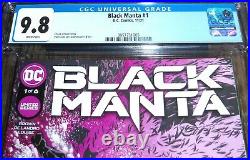 Black Manta #1 CGC 9.8 (11/2021) DC Comics 1st Solo Series
