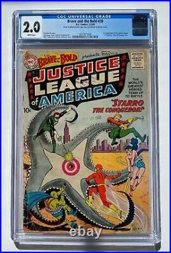 Brave and the Bold #28. 1st Justice League. 1960 DC Comics. CGC 2.0 White