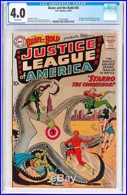 Brave and the Bold #28 CGC 4.0 1960 DC 1st Justice League of America! H3 121 cm