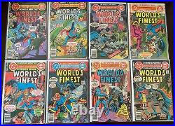 Bronze Age World's Finest comic lot from #213-271 39 diff avg 5.0 (1972-81)