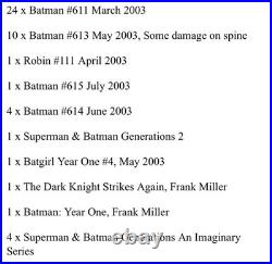 Bulk Wholesale/Reseller Lot of 48 DC Batman Comic Books, Duplicates