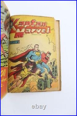 CAPTAIN MARVEL #5 to #9 Turkish Comic Book 1950s BATMAN Superman 1ST APPEARANCE