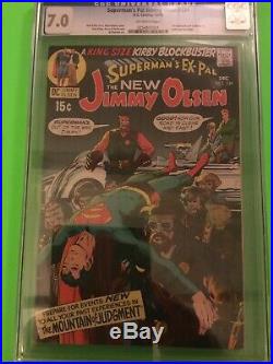 CGC 7.0 Superman's Pal, Jimmy Olsen #134 (Dec 1970, DC) First Darkseid! Marvel