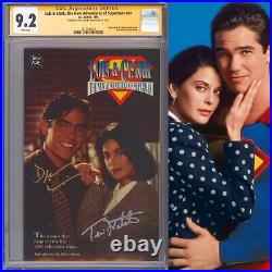 CGC 9.2 SS Lois & Clark The New Adventures of Superman TPB signed Cain & Hatcher