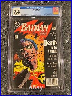CGC 9.4 Batman #428-1988 Part 3 Death in Family Robin II & Superman appearance