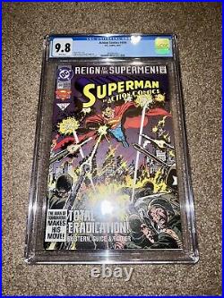 CGC 9.8 Action Comics #690 Reign of the Supermen! Event (1993)