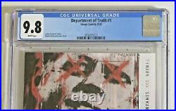 CGC 9.8 Department Of Truth #1 Cover A Image Comics 2020 Tynion & Simmonds