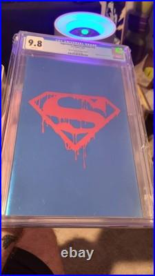 CGC 9.8 Superman Special Edition #75 BTC Blue Edition Foil Comic Book Limited