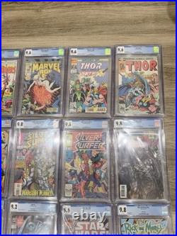 CGC Graded Comic Book Lot Mixed Titles Batman Superman Silver Surfer X-Men