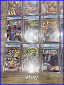 CGC Graded Comic Book Lot Mixed Titles Batman Superman Silver Surfer X-Men