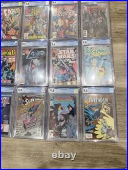 CGC Graded Comic Book Lot Mixed Titles Batman Superman Silver Surfer X-Men
