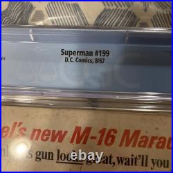 CGC Superman #199 Comic Book CGC 4.0 The Race Between Superman & Flash DC Comics