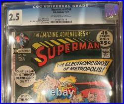 CGC Universal Grade 2.5 Superman #244 DC Comics 11/71