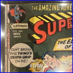 CGC Universal Grade 2.5 Superman #244 DC Comics 11/71