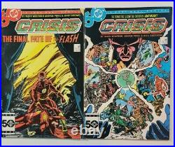 CRISIS ON INFINITE EARTHS #1 10 George Perez, Death of Flash FREE SHIPPING