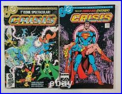 CRISIS ON INFINITE EARTHS #1 10 George Perez, Death of Flash FREE SHIPPING