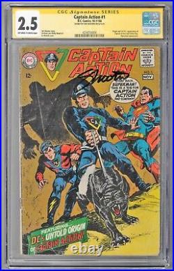 Captain Action #1 CGC SS 2.5 (1968, DC) Signed by Jim Shooter, Origin, Superman