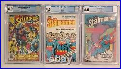 Cgc Comic Lot Of 3 Superman Comic Books Swedish Variant Superman #1 2nd Series