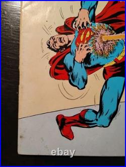 Christopher Reeve Signed superman Comic Book #70 original 1973 French Canada COA