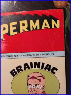 Christopher Reeve Signed superman Comic Book #70 original 1973 French Canada COA