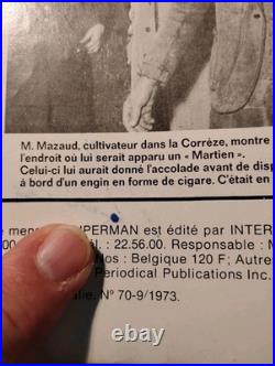 Christopher Reeve Signed superman Comic Book #70 original 1973 French Canada COA