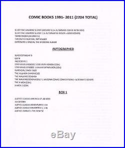 Comic Book Mixed Collection 1991- 2011 Mint Condition (superman, X-men Etc)