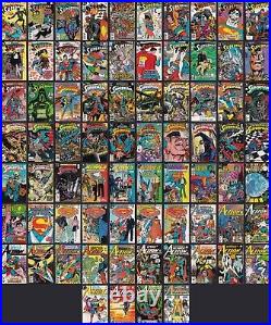 Complete 74 issue Byrne run on Superman/Action/Adventures with Ordway lead-in