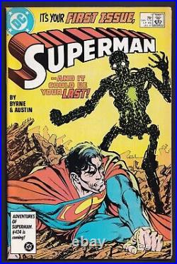 Complete 74 issue Byrne run on Superman/Action/Adventures with Ordway lead-in