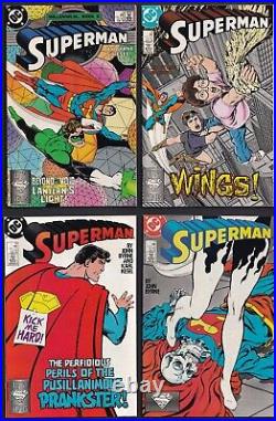 Complete 74 issue Byrne run on Superman/Action/Adventures with Ordway lead-in