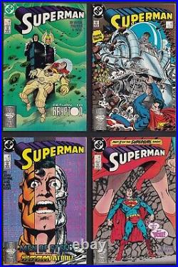 Complete 74 issue Byrne run on Superman/Action/Adventures with Ordway lead-in