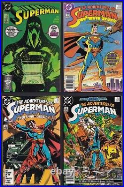 Complete 74 issue Byrne run on Superman/Action/Adventures with Ordway lead-in