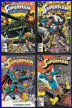 Complete 74 issue Byrne run on Superman/Action/Adventures with Ordway lead-in