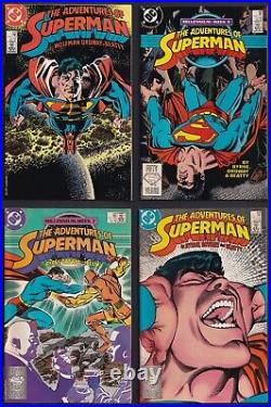 Complete 74 issue Byrne run on Superman/Action/Adventures with Ordway lead-in