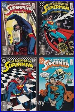 Complete 74 issue Byrne run on Superman/Action/Adventures with Ordway lead-in