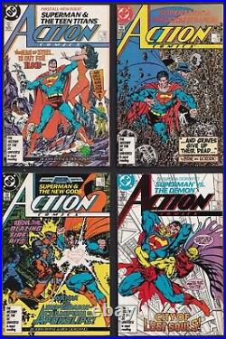 Complete 74 issue Byrne run on Superman/Action/Adventures with Ordway lead-in