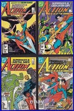 Complete 74 issue Byrne run on Superman/Action/Adventures with Ordway lead-in