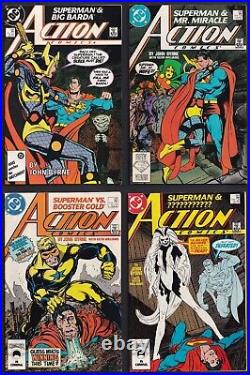 Complete 74 issue Byrne run on Superman/Action/Adventures with Ordway lead-in